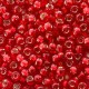 Miyuki rocailles Perlen 8/0 - Silverlined flame red 8-10